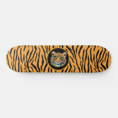 Modern skateboard met wild tijgerpatroon (Horizontaal)