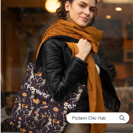  Modern Skelet Dance Funny Halloween Vibe Tote Bag