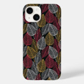 Modern Skeleton verliest najaar patroon Case-Mate iPhone Case (Achterkant)