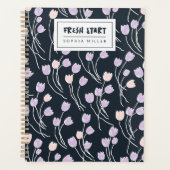 Modern Sketchbook Garden Personal Midnight Garden Planner (Voorkant)