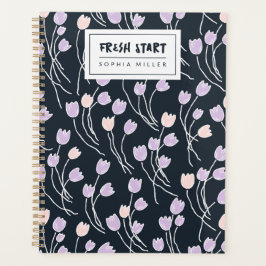 Modern Sketchbook Garden Personal Midnight Garden Planner