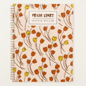 Modern Sketchbook Garden Personal | Retro Palette Planner (Voorkant)