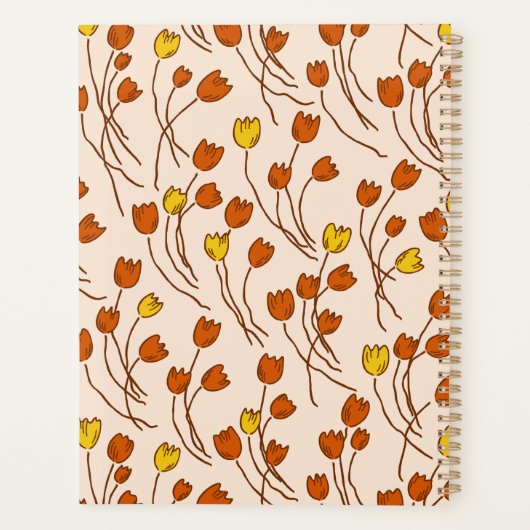 Modern Sketchbook Garden Personal | Retro Palette Planner (Achterkant)