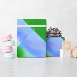 MODERN SKY BLUE CADEAUPAPIER