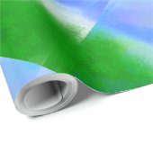 MODERN SKY BLUE CADEAUPAPIER (Rol Hoek)