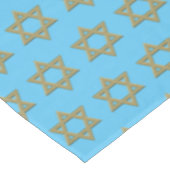 Modern Sky Blue | Pascha | STER OF DAVID Tafelkleed (Gekanteld)