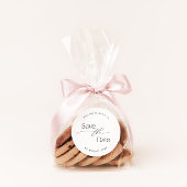 Modern Sla de Date Sticker op met Script Font