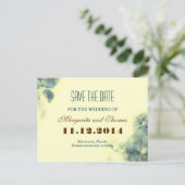 Modern Sla de datum briefkaarten (Staand voorkant)