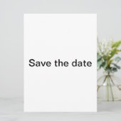 Modern sla de datum op save the date (Staand voorkant)