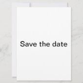 Modern sla de datum op save the date (Voorkant)