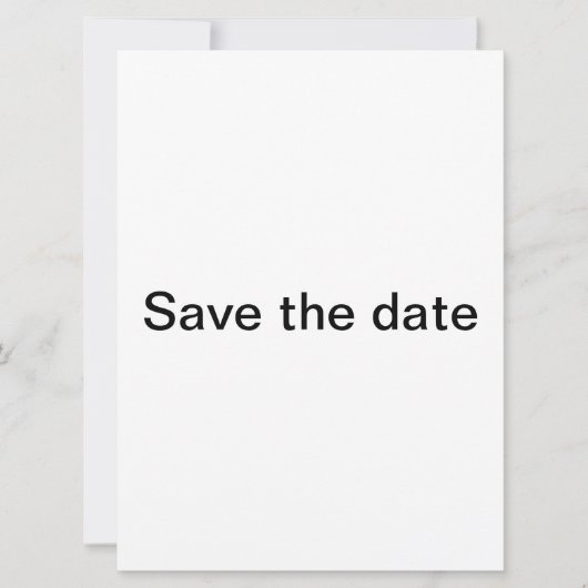 Modern sla de datum op save the date (Voorkant)