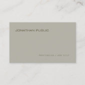 Modern slank design Professionele elegante Sjabloo Visitekaartje (Voorkant)