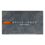 Modern Slate Magnetisch Visitekaartje (Voorkant)