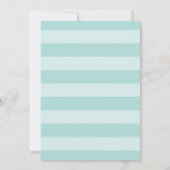 Modern Slate Stripes Pineapple Wedding Kaart (Achterkant)