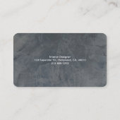 Modern Slate Visitekaartje (Achterkant)