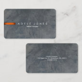 Modern Slate Visitekaartje (Voorkant / Achterkant)