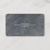 Modern Slate Visitekaartje (Achterkant)