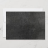 Modern Slate Wedding Invitations Kaart (Achterkant)