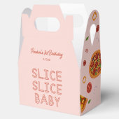 Modern Slice Baby 1st verjaardag Bedankdoosjes (Geopend)