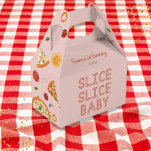 Modern Slice Baby 1st verjaardag Bedankdoosjes