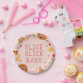 Modern Slice Baby Pizza Party Papieren Bordje (Feest)
