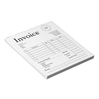 Modern Small Business Invoice Sales Receipt Notitieblok