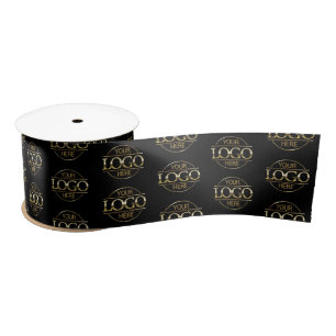 Modern Small Business Logo Promotional Branded Satijnen Lint