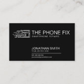 Modern Smartphone Repair Black and white Visitekaartje (Voorkant)