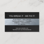 Modern Smartphone Repair Visitekaartje (Achterkant)