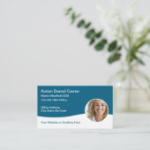 Modern Smile Dental Business Cards Visitekaartje (Staand voorkant)