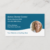 Modern Smile Dental Business Cards Visitekaartje (Voorkant)