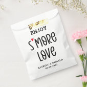 Modern S'more Love Wedding Favor Bag Bedankzakje (Gezegeld)