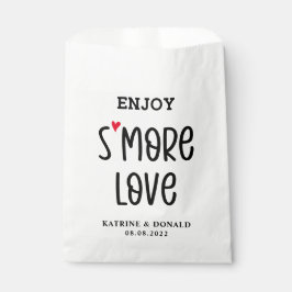 Modern S'more Love Wedding Favor Bag Bedankzakje