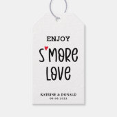 Modern S'more Love Wedding Gift Labels Cadeaulabel (Voorkant)