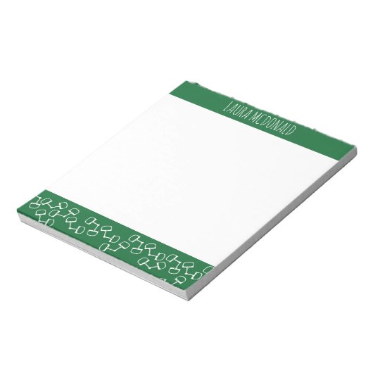 Modern Snaffle Bit Horse Notitieblok - Hunter (Linkerzijde)