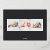 Modern Snapshot | Aankondiging Folie geboorte (Achterkant)