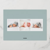 Modern Snapshot | Aankondiging Folie geboorte (Achterkant)