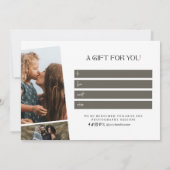 Modern Snapshot Fotofotografie Cadeaubon (Achterkant)