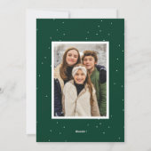 Modern Snapshot Merry en Bright 2 foto Feestdagenkaart (Achterkant)
