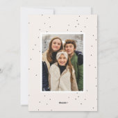 Modern Snapshot Merry en Bright 2 foto Feestdagenkaart (Achterkant)