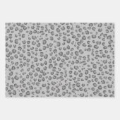 Modern sneeuwhoes, grijs zwart, wit, afdrukken inpakpapier vel (Voorkant)