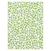 Modern Sneeuwhoopspatroon Dierlijk afdrukken Groen Tafelkleed (Voorkant)