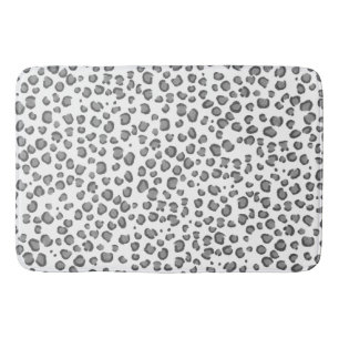 Modern Sneeuwleopard Animal Print Patroon Badmat