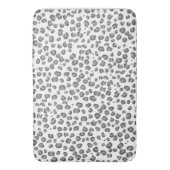 Modern Sneeuwleopard Animal Print Patroon Badmat (Voorkant Verticaal)