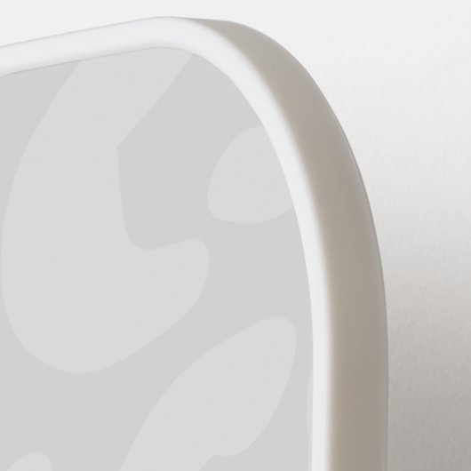 Modern Sneeuwleopard Skin Pattern Pickleball Paddle (Links Detail)