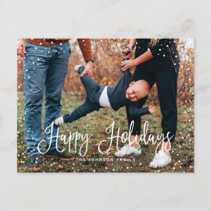 Modern Sneeuwscript 2 Fotovakantie Briefkaart