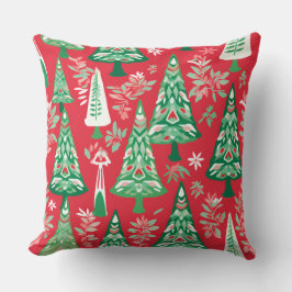 Modern sneeuwvlok winterkussen - neutraal kussen