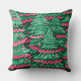 Modern sneeuwvlok winterkussen - neutraal kussen