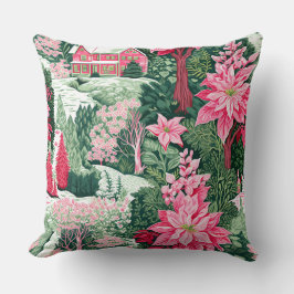 Modern sneeuwvlok winterkussen - neutraal kussen