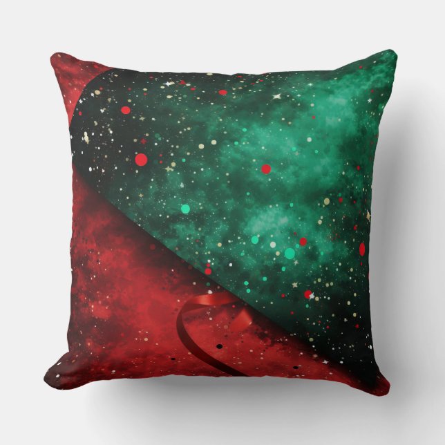 Modern sneeuwvlok winterkussen - neutraal kussen (Voorkant)